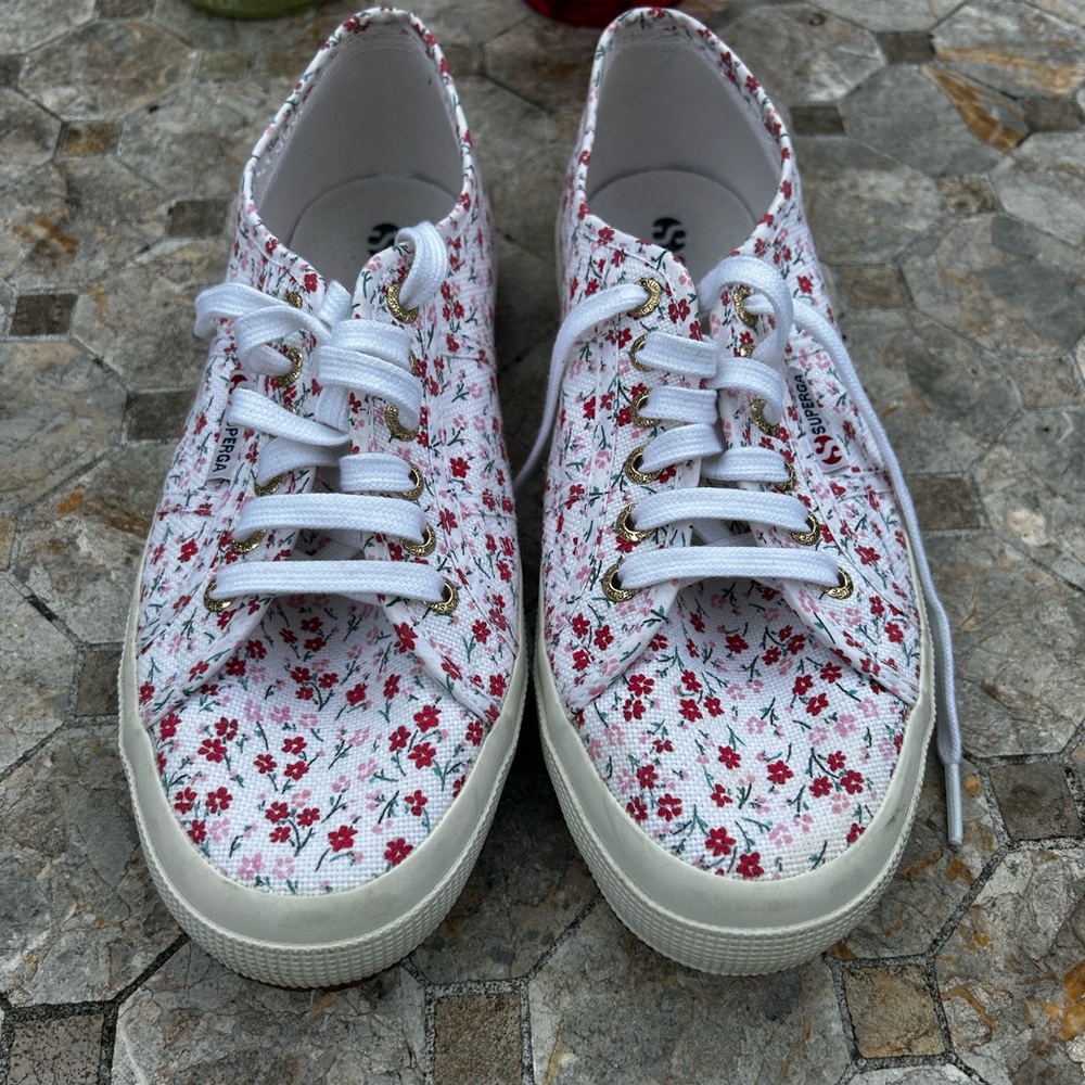 Superga Women’s Floral Sneakers